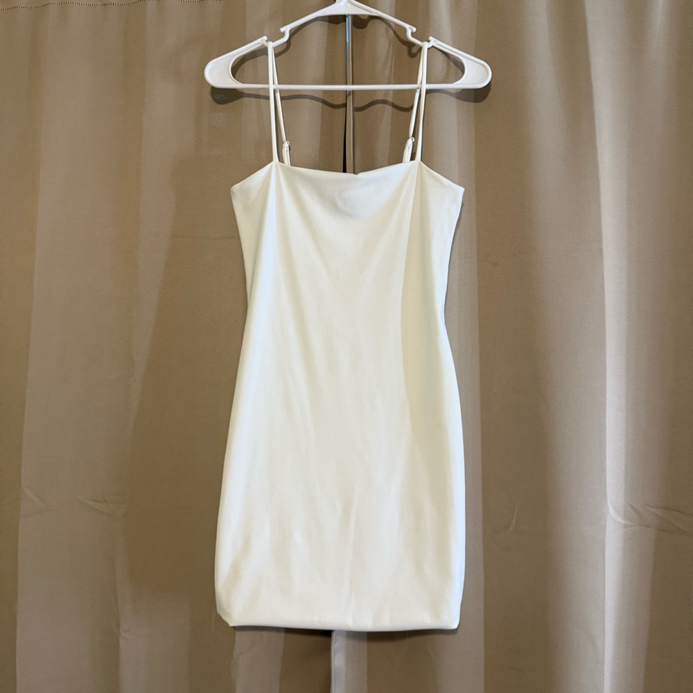 Elegant White Slip Dress